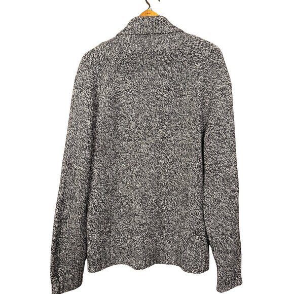 Old Navy Men’s Shawl Collar Cardigan Gray Wool Blend Sweater Size M - Picture 6 of 7